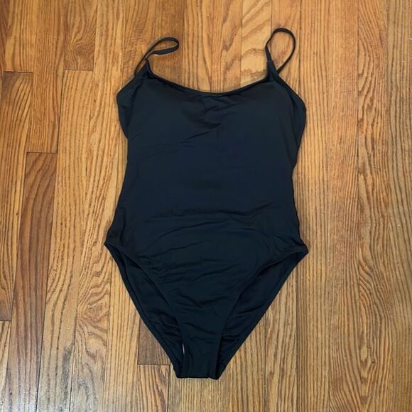 Andie The Full Coverage Amalfi One Piece Swimsuit Black size M NWT - Picture 3 of 7